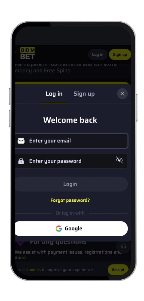 BDMBet Casino registrarse
