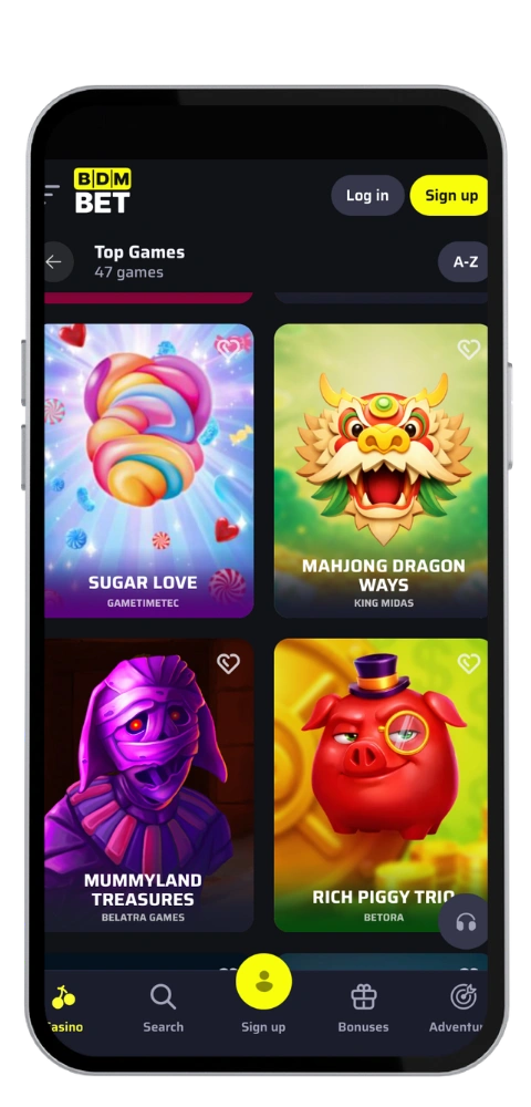 BDMBet cazino app